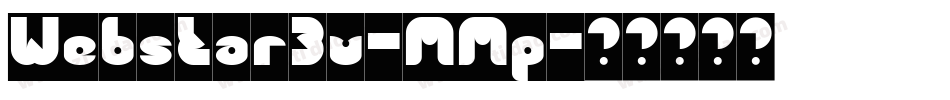 WebstarBv-MMp字体转换
