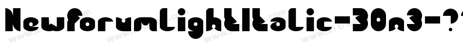NewforumlightItalic-B0n3字体转换 NewforumlightItalic-B0n3字体转换