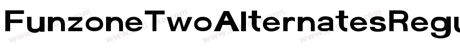FunzoneTwoAlternatesRegular-n5GR字体转换
