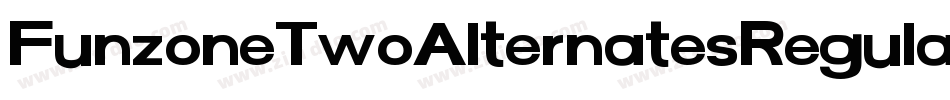 FunzoneTwoAlternatesRegular-n5GR字体转换
