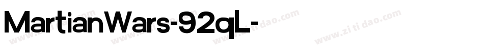 MartianWars-92qL字体转换