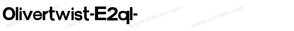 Olivertwist-E2ql字体转换