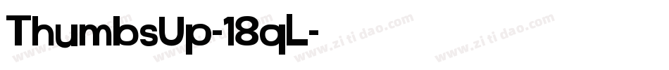 ThumbsUp-18qL字体转换