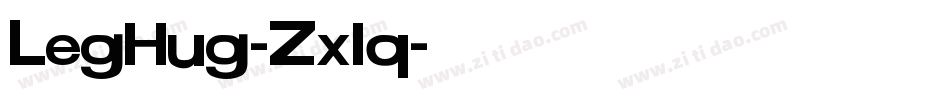 LegHug-Zxlq字体转换