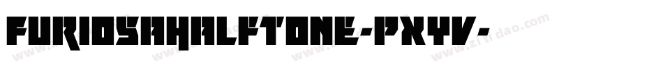 FuriosaHalftone-pXYv字体转换