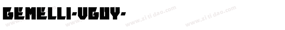 Gemelli-VG0y字体转换