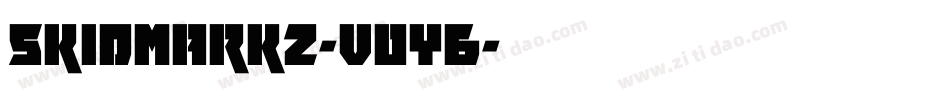 Skidmarkz-V0Y6字体转换 Skidmarkz-V0Y6字体转换