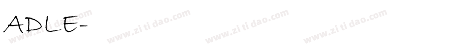 ADLE字体转换