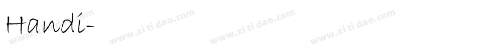 Handi字体转换
