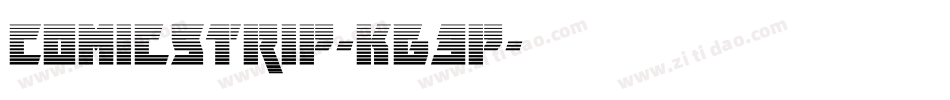 ComicStrip-KG3p字体转换