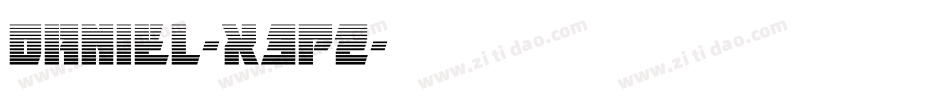 Daniel-X3P2字体转换