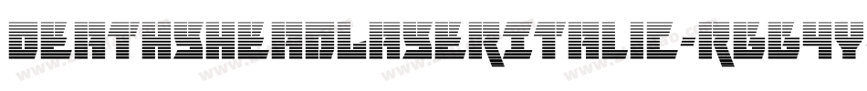 DeathsheadLaserItalic-rgg4y字体转换