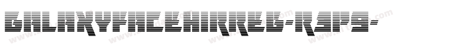 Galaxyfacehirreg-r3p9字体转换