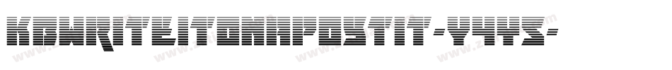 Kbwriteitonapostit-y4Y5字体转换 Kbwriteitonapostit-y4Y5字体转换