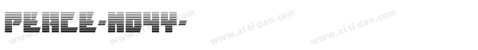 Peace-nD4Y字体转换