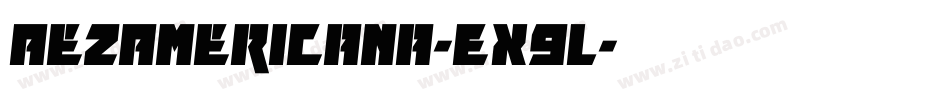 AezAmericana-EX9l字体转换