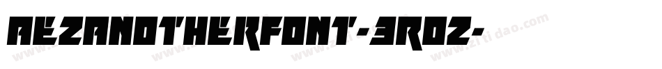 AezAnotherFont-3Roz字体转换