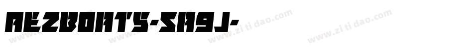 AezBoats-5a9j字体转换