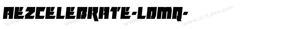 AezCelebrate-ldMq字体转换