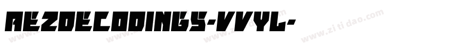 AezDecoDings-vvyL字体转换