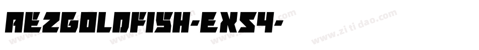 AezGoldfish-EX54字体转换