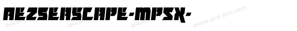 AezSeascape-Mp5x字体转换