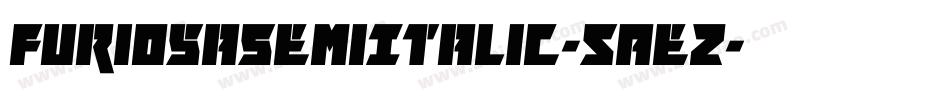 FuriosaSemiItalic-5AeZ字体转换