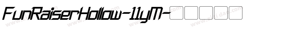 FunRaiserHollow-11yM字体转换