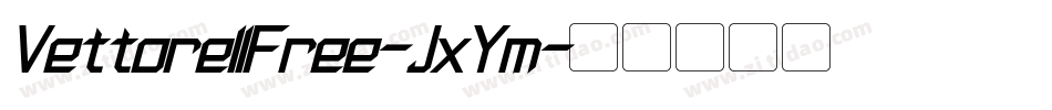 VettorellFree-JxYm字体转换