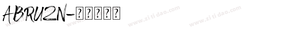 ABRUZN字体转换