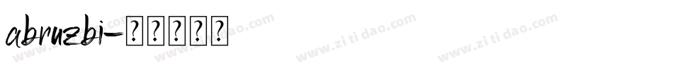 abruzbi字体转换