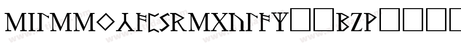 EileenCapsRegular-7Bzw字体转换