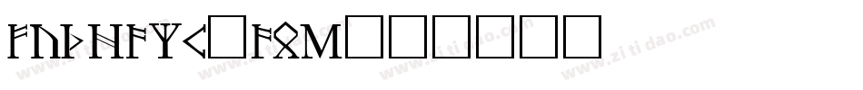 Futhark-AOE字体转换