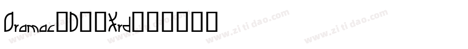 Oramac3D-0Xrd字体转换