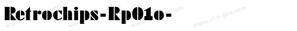Retrochips-Rp01o字体转换