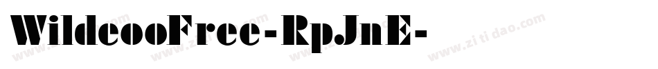 WildeooFree-RpJnE字体转换