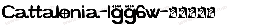 Cattalonia-lgg6w字体转换