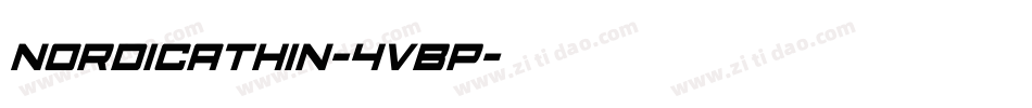 Nordicathin-4vBp字体转换