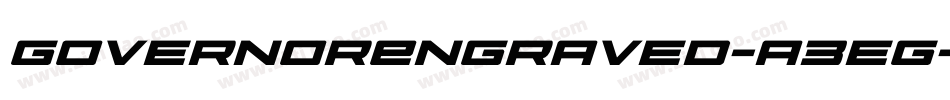 GovernorEngraved-a3eg字体转换