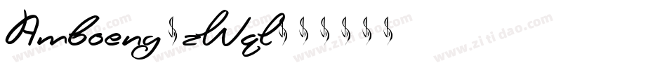 Amboeng-zWql字体转换