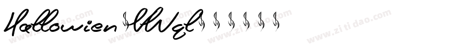 Hallowien-VWql字体转换
