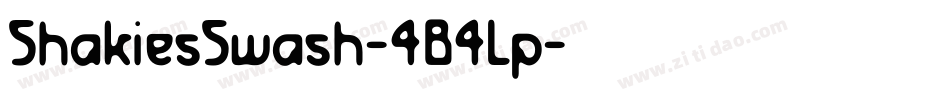 ShakiesSwash-4B4Lp字体转换