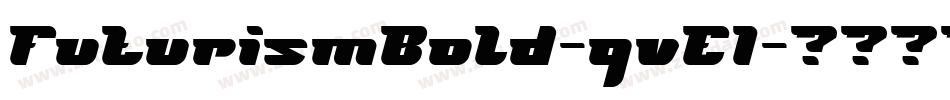 FuturismBold-qwE1字体转换