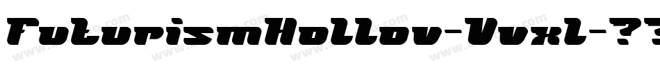 FuturismHollow-Vwxl字体转换