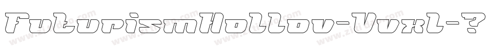 FuturismHollow-Vwxl字体转换