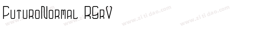 FuturoNormal-R5rV字体转换