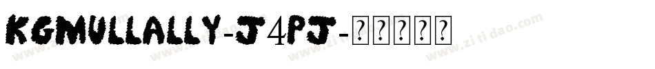 KgMullally-j4Pj字体转换