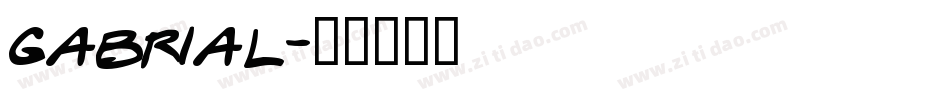 gabrial字体转换