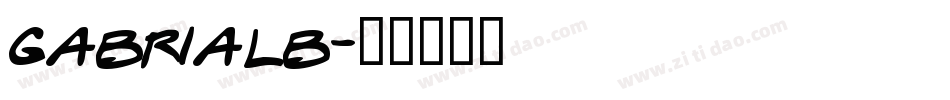 gabrialb字体转换