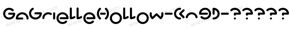 GabrielleHollow-Kn9D字体转换
